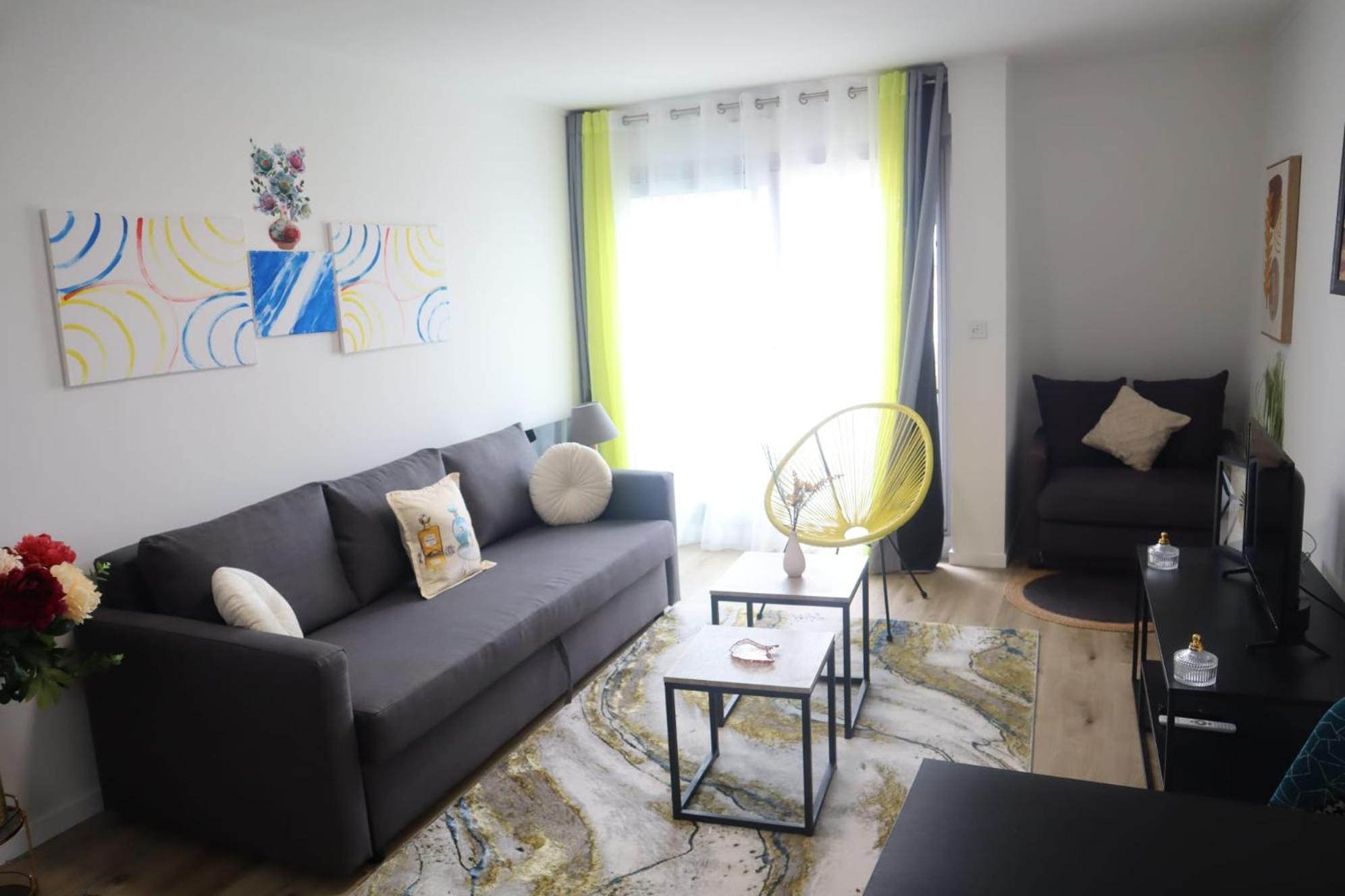 Cosy Sun-Mantes-La-Jolie Apartment Luaran gambar