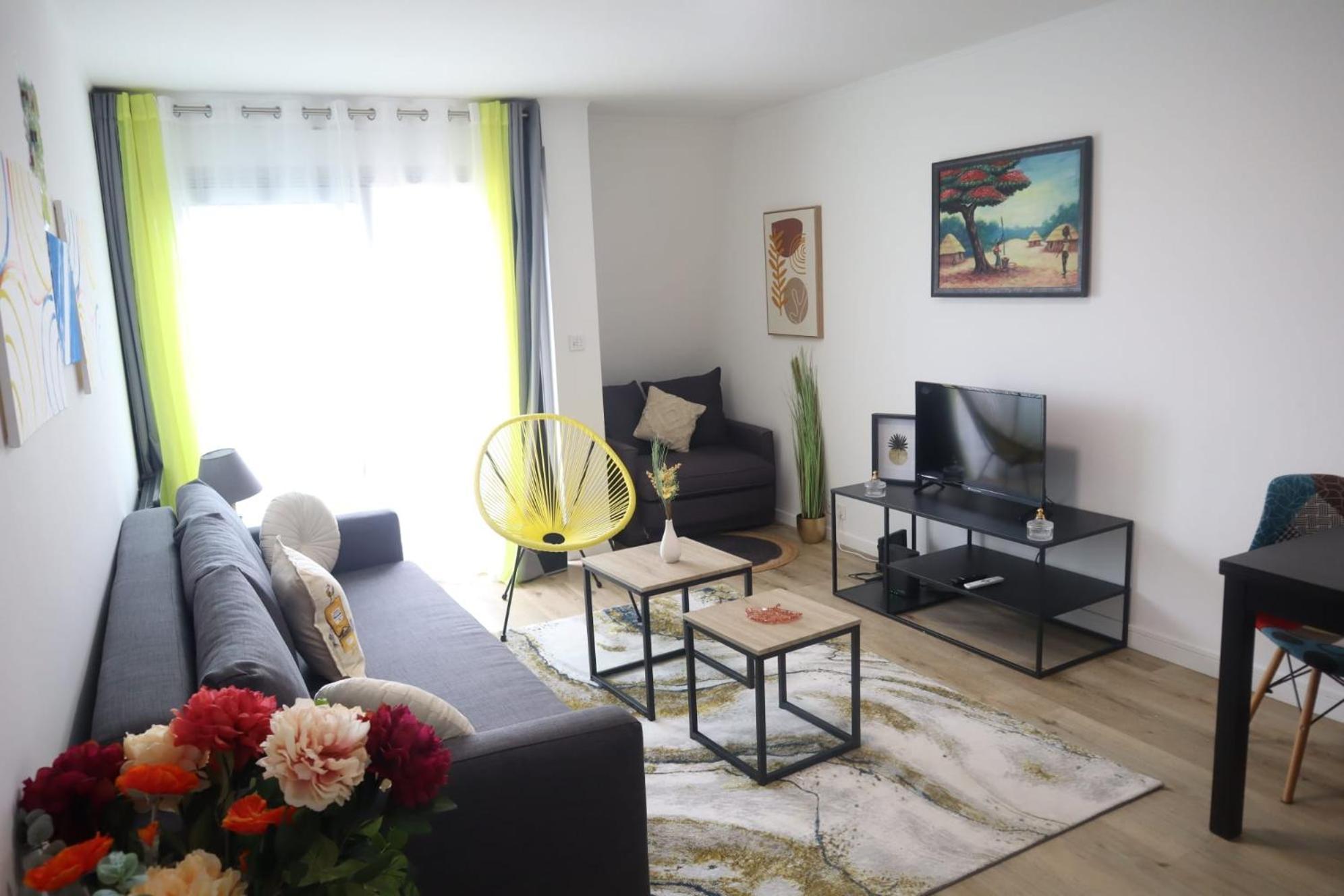 Cosy Sun-Mantes-La-Jolie Apartment Luaran gambar
