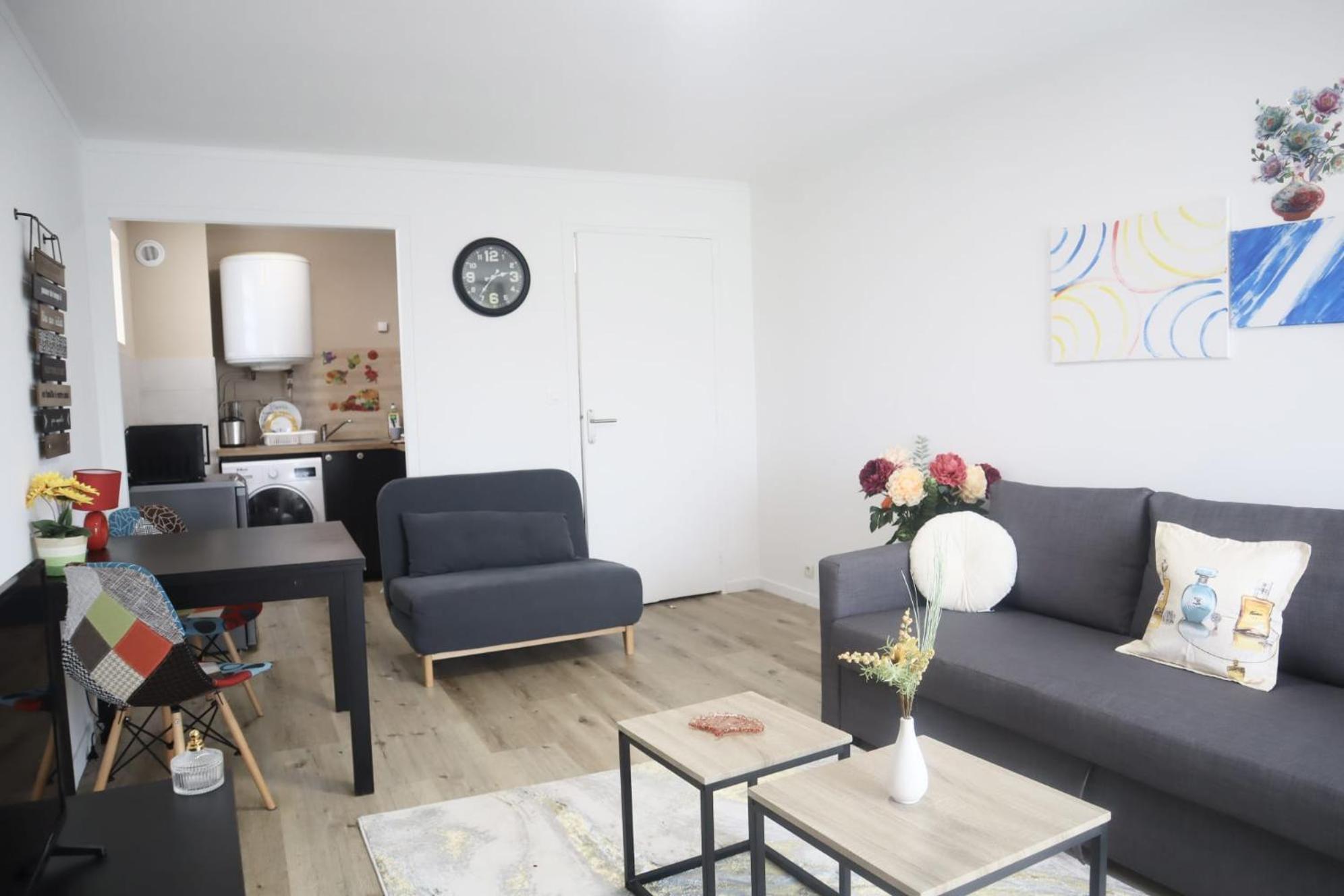 Cosy Sun-Mantes-La-Jolie Apartment Luaran gambar